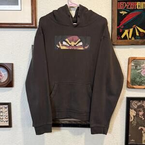 Vintage 00s RARE Dragon Ball Z Goku Box Logo Anime Hoodie USA Size Medium/Large